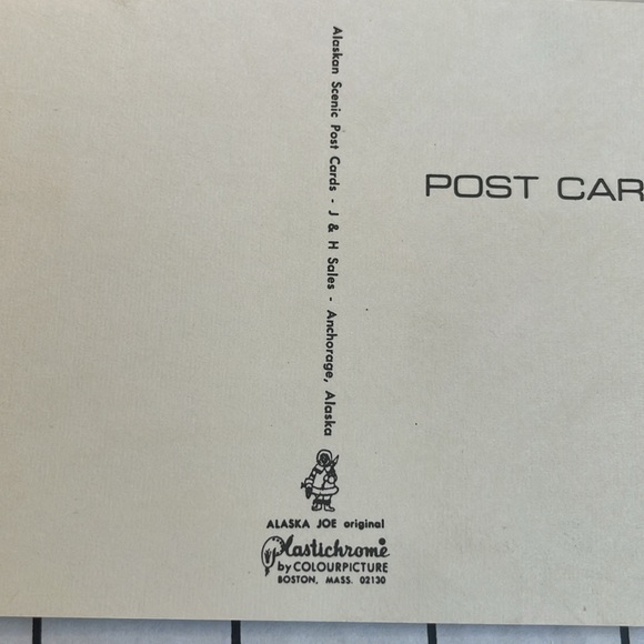 Vintage postcards (2) of Alaska, map of Alaska; No.1382 Juneau, Alaska - Picture 4 of 8